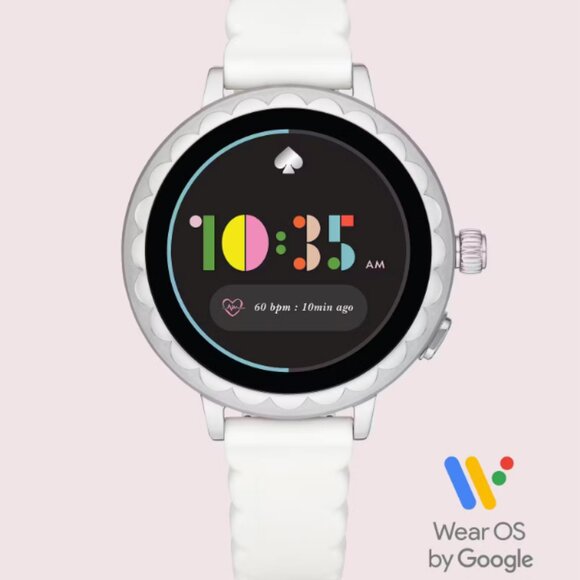 Kate Spade White Silicone Scallop Smartwatch 2 - Picture 3 of 17